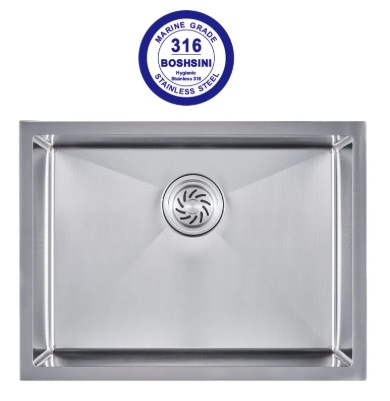 BOSHSINI 316 Stainless Steel Kitchen Sink BSQ 6545NRD